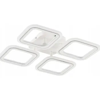 Bílo-chromované LED stropní svítidlo STELLAR s dálkovým ovládáním 39,4 cm