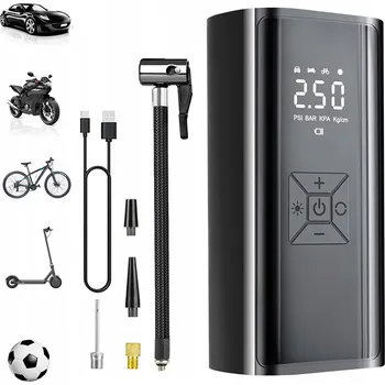 Kompresor AUTOMOBILOVÝ KOMPRESOR PUMPA ČERPADLO LED 12V LCD