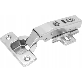 Nábytkové kování NÁBYTKOVÝ ZÁVĚS REJS POLONAKLÁDACÍ S TLUMENÍM DOVÍRÁNÍ S VODÍCÍ LIŠTOU H0, KOV, NIKL