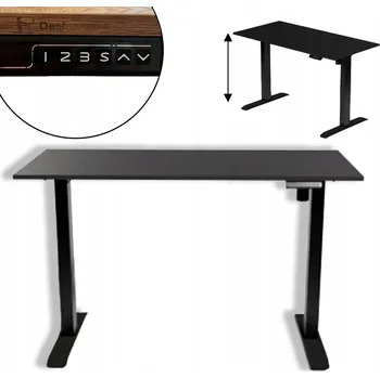 Psací stůl Obdélníkový psací stůl Deskoverse 68 x 1,8 x 139 cm černý