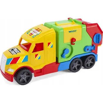 autíčko MAGIC TRUCK BASIC POPELÁŘSKÉ AUTO S KONTEJNEREM WADER 36331