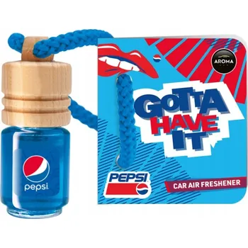 Vůně do auta PEPSI AROMA CAR Dřevěný osvěžovač vzduchu do auta - lahvička