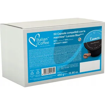 Kapsle do Lavazza Blue Italian Coffee ESSENZA DECA 50 ks