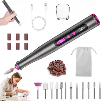 BRUSKA NA NEHTY MANIKÚRA PEDIKÚRA PROFESIONÁLNÍ BEZDRÁTOVÁ SADA