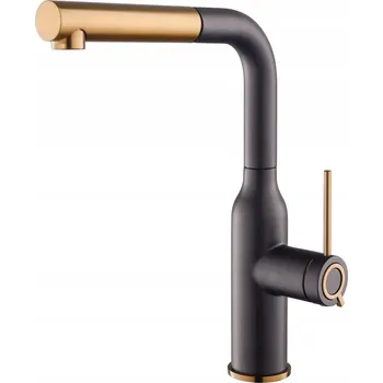 Vodovodní baterie Stojánková kuchyňská baterie Hapejsy SUPRA, černá