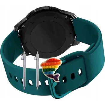 Pouzdro na mobilní telefon Pásek Řemínek pro Skagen SKT5100 Connected, Silikon Zelený Poutko, nastavitelný