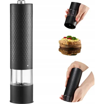 Kuchyňský mlýnek ELEKTRICKÝ MLÝNEK NA PEPŘ A SLÁNKU PEPŘENKA NA TLAČÍTKO