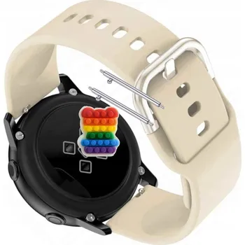 Pouzdro na mobilní telefon Pásek Řemínek pro GlacierX Pearl, Silikon Béžová Poutko, nastavitelný