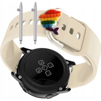 Pouzdro na mobilní telefon Řemínek Řemínek pro Kumi GW5 Pro, Silikonový Béžový Smyčka, nastavitelný