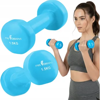 Vinylové činky Pretorians 2x 1,5 kg 2 ks