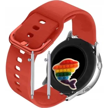 Pouzdro na mobilní telefon Pásek Řemínek pro Mibro Watch A1, Silikon Červený Poutko, nastavitelný