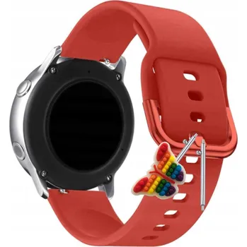 Pouzdro na mobilní telefon Pásek Řemínek pro myPhone Watch Adventure, Silikon Červený Poutko, nastavitelný