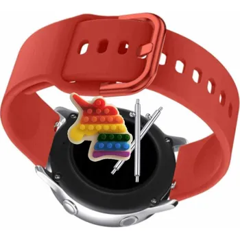 Pouzdro na mobilní telefon Pásek Řemínek pro Maxcom FW63 Cobalt Pro, Silikon Červený Smyčka, nastavitelný