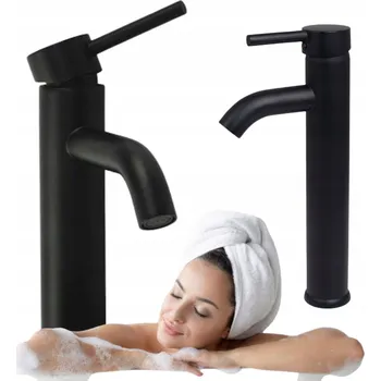 Vodovodní baterie Stojánková umyvadlová baterie Silla SENTINI černá