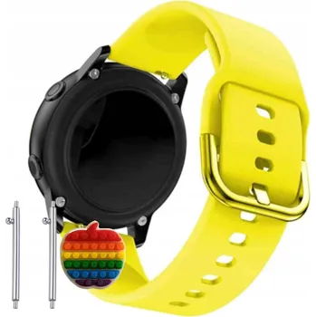 Pouzdro na mobilní telefon Řemínek Řemínek pro Maxcom FW45 Aurum 2, Silikonový Žlutý Smyčka, nastavitelný