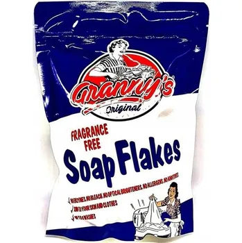 Prací gel GrannyS Mýdlové vločky na praní, bez parfemace, 425 g