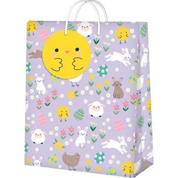 Party dekorace Dárková taška velká - Velikonoce (26 × 12,7 × 32,4 cm)