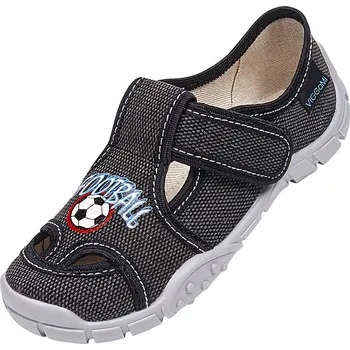 Chlapecká obuv DĚTSKÉ PAPUČE VIGGAMI ADAŚ SAND, KOŽENÁ VLOŽKA R30