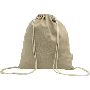 Sportovní vak Dropex vak se stahovací šňůrkou z recyklované bavlny 10 bez potisku bez potisku
