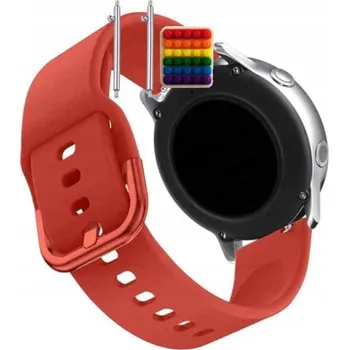 Pouzdro na mobilní telefon Pásek Řemínek pro Garett V10, Silikon Červený Poutko, nastavitelný