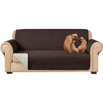 Přehoz na lůžko Přehoz na postel Bestcovers polyester 200 cm x 195 cm hnědý
