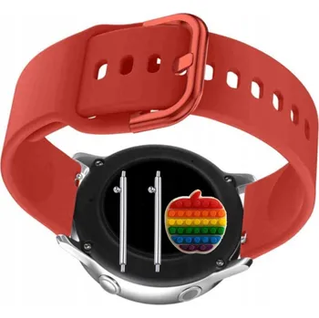 Pouzdro na mobilní telefon Pásek Řemínek pro Rubicon RNCE79, Silikon Červený Poutko, nastavitelný