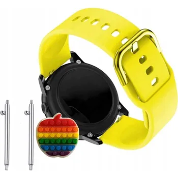 Pouzdro na mobilní telefon Pásek Řemínek pro Maxcom FW58 Vanad Pro, Silikon Žlutá smyčka, nastavitelný