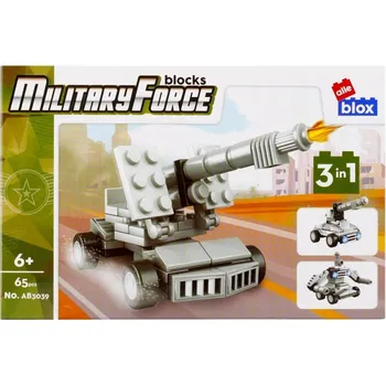 ostatní stavebnice Stavebnice Konstrukční Alleblox Military 62-67 dílů