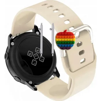 Pouzdro na mobilní telefon Pásek Řemínek pro Techmade Rocks 2, Silikon Béžová Poutko, nastavitelný