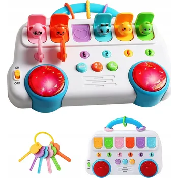 Hračka pro nejmenší VYSKAKUJÍCÍ ZVÍŘÁTKA EDUKAČNÍ HRAČKA interaktivní PRO DĚTI zábava