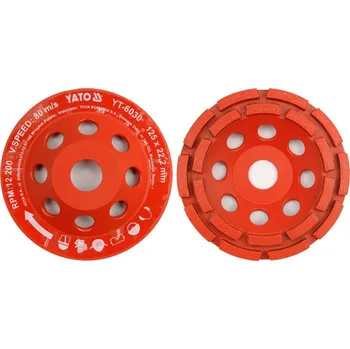 Příslušenství k brusce Diamantový kotouč Yato Kotouč diamantový 125 x 22,2 mm brusný