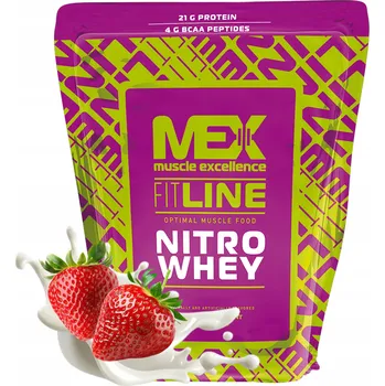 Protein MEX NUTRITION Nitro Whey - 910g Jahoda