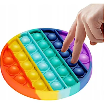 Hračka pro nejmenší Senzorická Hračka Push Bubble Pop It proti stresu