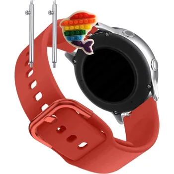 Pouzdro na mobilní telefon Pásek Řemínek pro CASCHO T60, Silikon Červený Poutko, nastavitelný