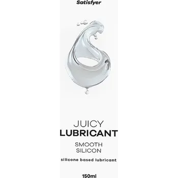 Lubrikační gel Satisfyer lubrikant na bázi silikonu smooth silicon 150 Ml