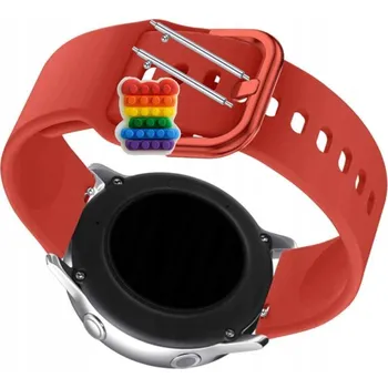 Pouzdro na mobilní telefon Řemínek Řemínek pro Niceboy Watch Kids Patrol, Silikonový Červený Smyčka