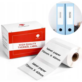 Speciální papír Phomemo samolepky termální etikety 70x40mm 180ks samolepící pro M200, M220