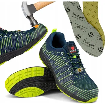 Pracovní obuv PRACOVNÍ OBUV LEHKÁ BEZPEČNOSTNÍ POLOBOTKY PÁNSKÉ BOZP S1P ESD LUX PROOF VEL. 47