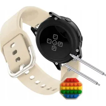 Pouzdro na mobilní telefon Řemínek Řemínek pro Garett Sport Activity, Silikonový Béžový Smyčka, nastavitelný