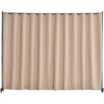 Paraván SucceBuy Paraván 308,5x245,5 CM Mobilní Zástěna na Soukromí Hnědý Pro Kanceláře