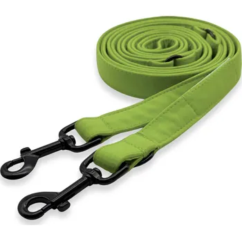 Vodítko pro psa PafDog® Softshellové přepínací vodítko PafDog®, 2 délky, ZELENÁ DÉLKA: 2,5m, ŠÍŘKA VODÍTKA: 20 MM