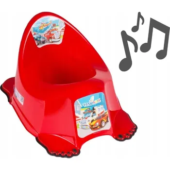 Nočník Tega Baby Protiskluzový nočník Auta červený