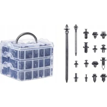 Stahovací páska Montážní klipy a stahovací pásky Parkside, 630 ks