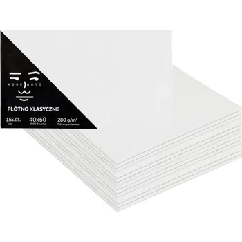 Textilie Malířské Malířské Plátno 40 cm x 50 cm ADRÉ ARTÓ 15 ks