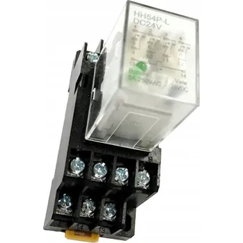 Relé HH54P DC 24 V cívka pomocného relé