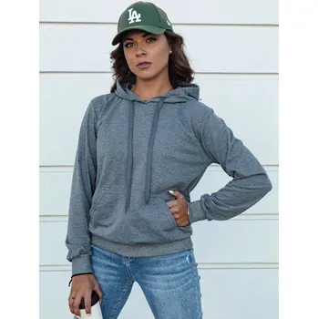 Dámská mikina Dámská mikina s kapucí LARA II Dstreet BY1334 Barva: Šedá - tmavě, Velikost: L