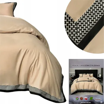 Povlečení Povlečení 200x220 Sada 4 dílná Jednobarevné s Volánem Naomi 07