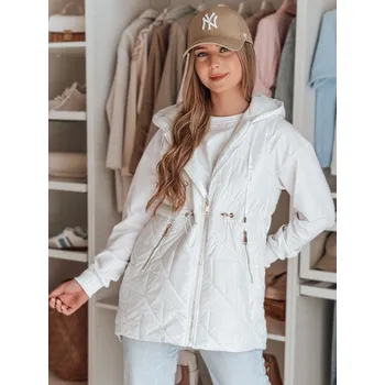 Dámská prošívaná vesta OLINVIA Dstreet TY4835 Barva: Bílá, Velikost: L