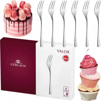 Příbor Dezertní vidlička lesklá Gerlach Valor 6 ks