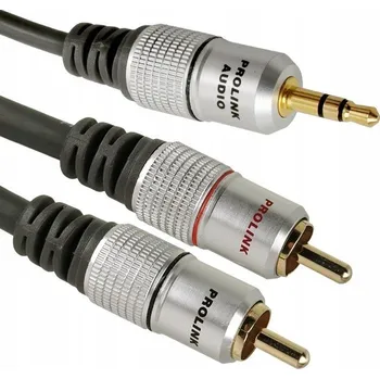 Audio kabel Kabel Pro-Link 9000075-10 minijack (3,5 mm) na 2x RCA (cinch) 1,2 m